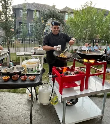 Chilli Peppers Indo-Chinese catering spread for events in Edmonton
