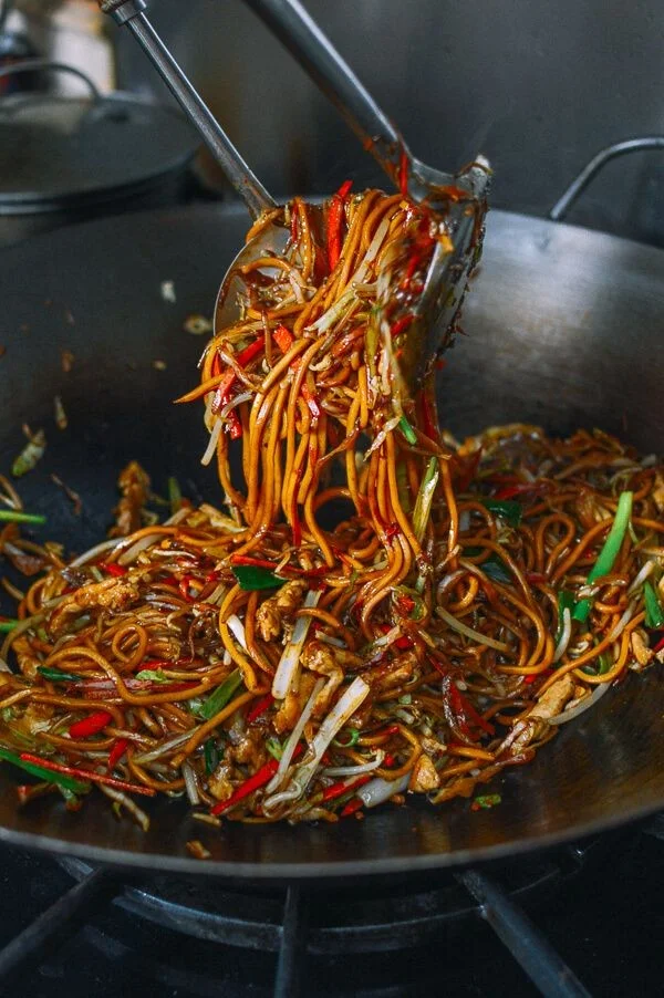 Indo-Chinese dish at Chilli Peppers Edmonton