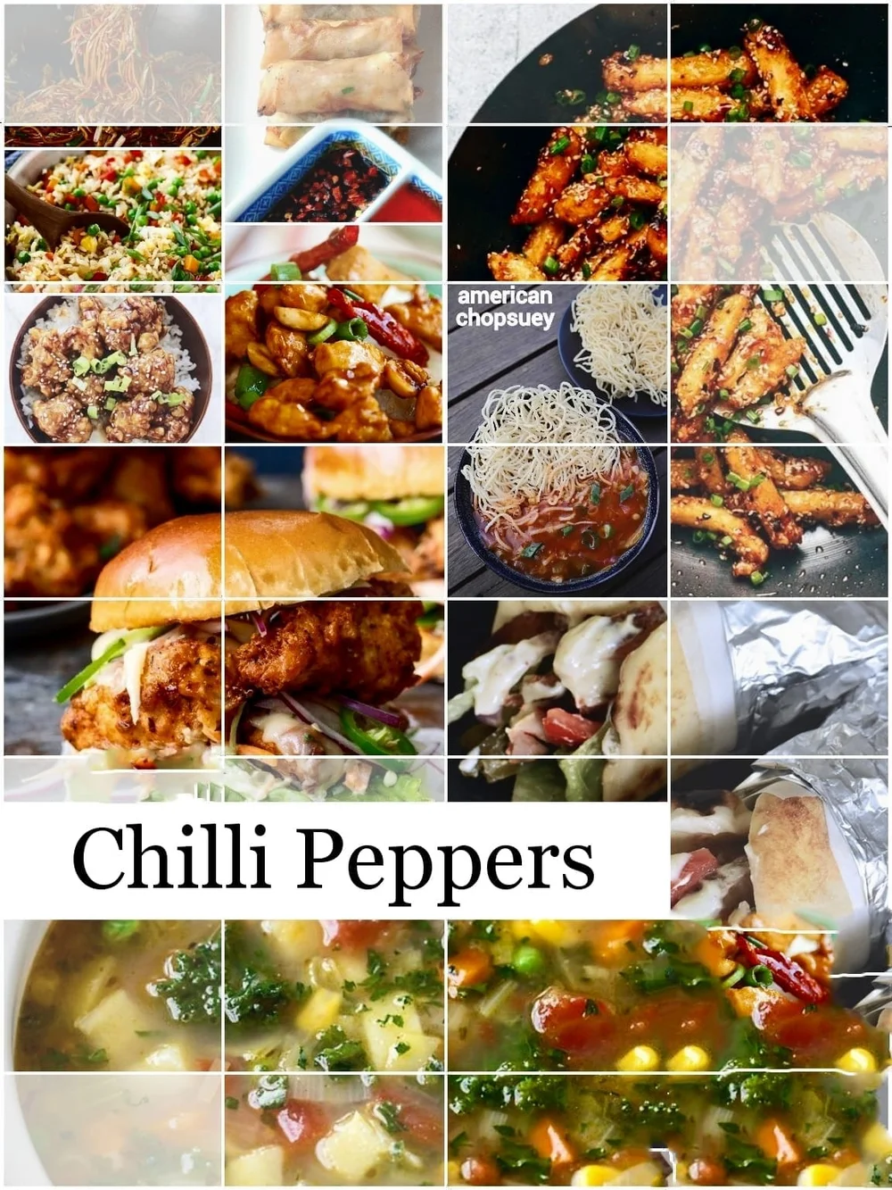 Indo-Chinese dish at Chilli Peppers Edmonton